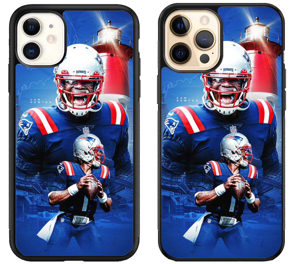 Cam Newton New England Patriots iPhone 12 | 12 Mini | 12 Pro | 12 Pro Max Case