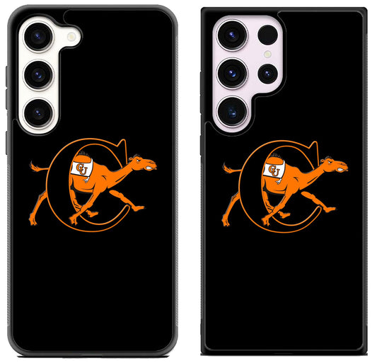Campbell Fighting Camels Black Samsung Galaxy S23 | S23+ | S23 Ultra Case