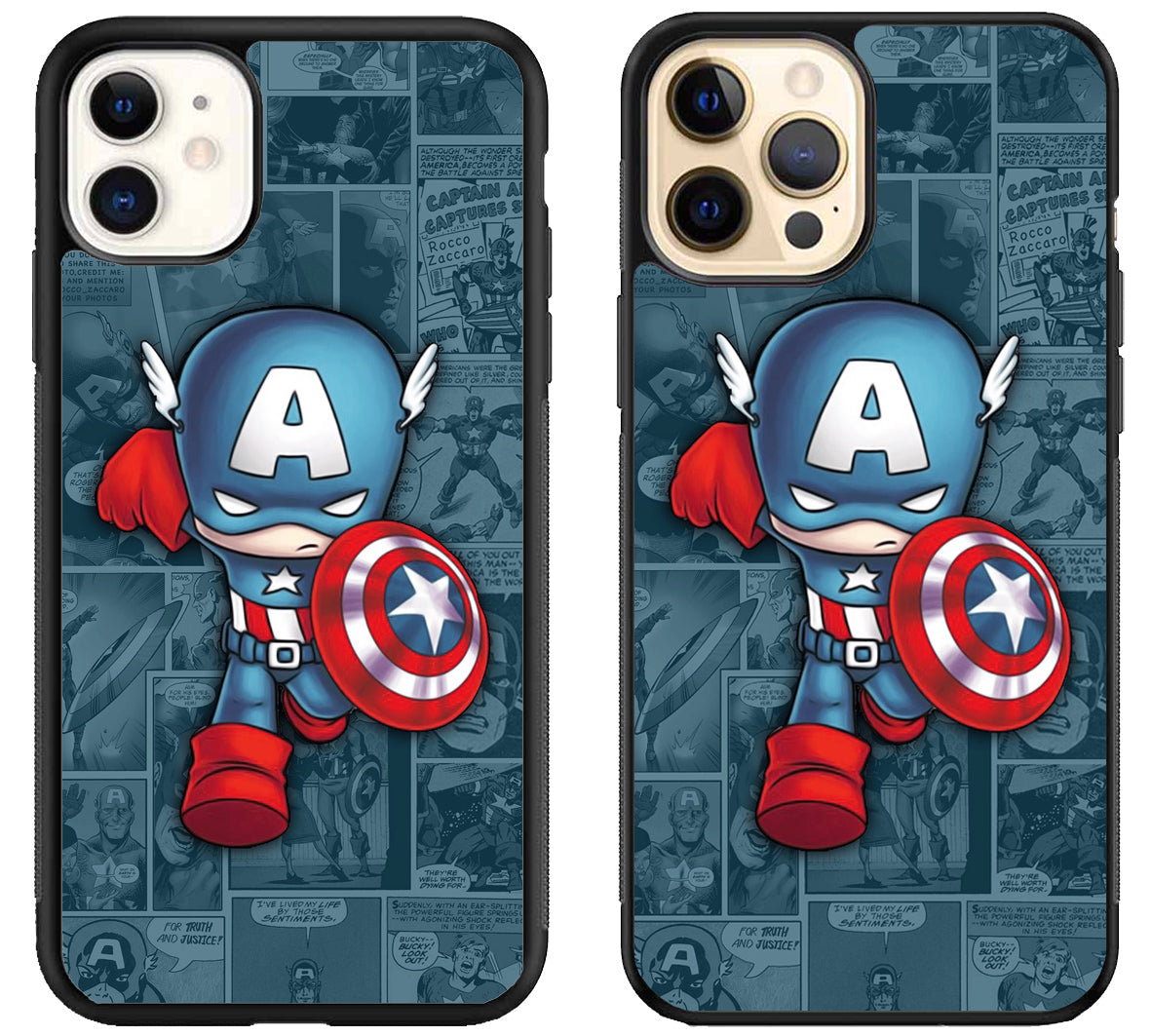 Captain America Background iPhone 12 | 12 Mini | 12 Pro | 12 Pro Max Case