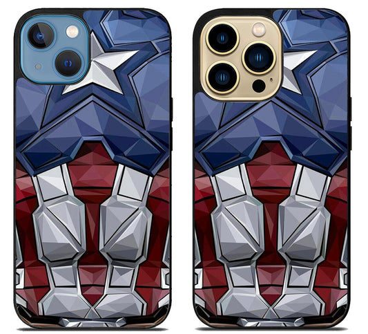 Captain America Chest Body  iPhone 14 | 14 Plus | 14 Pro | 14 Pro Max Case