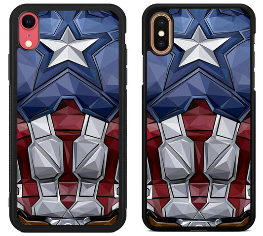 Captain America Chest Body  iPhone X | XS | XR | XS Max Case