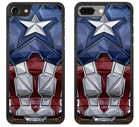 Captain America Chest Body  iPhone 8 | iPhone 8 Plus Case