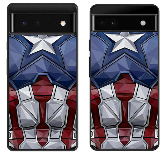 Captain America Chest Body Google Pixel 6 | 6A | 6 Pro Case