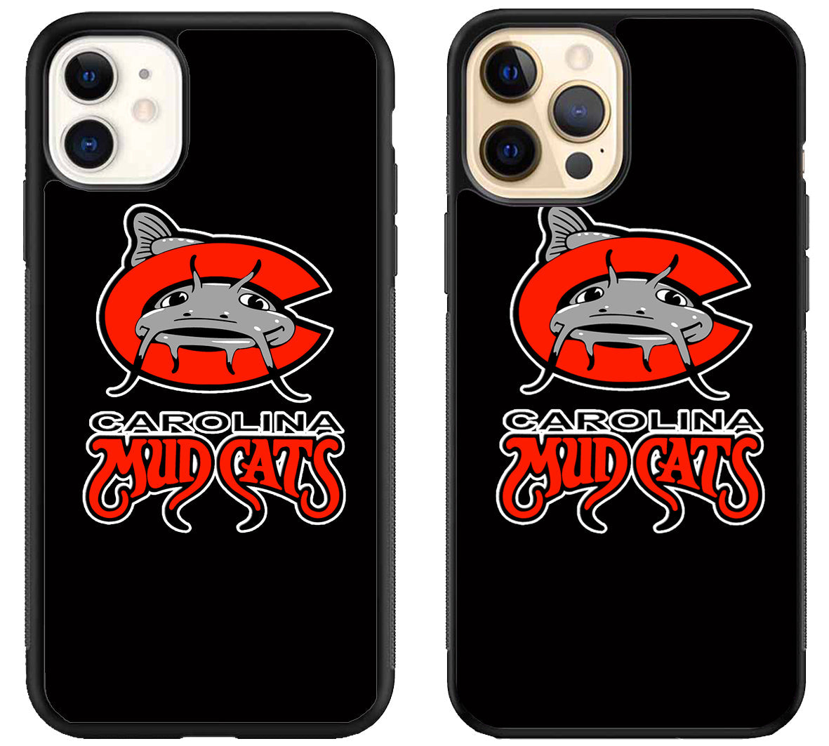 Carolina Mudcats Logo iPhone 12 | 12 Mini | 12 Pro | 12 Pro Max Case