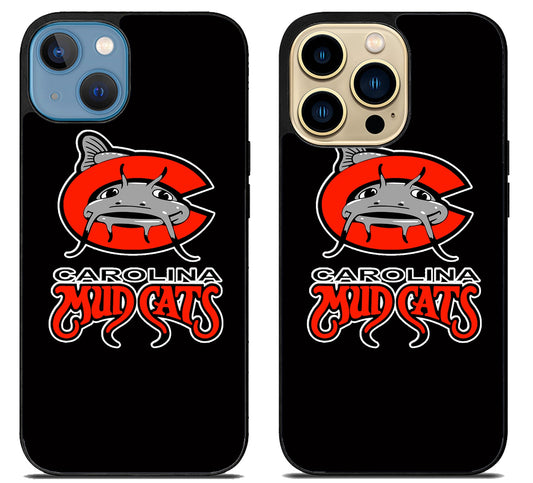Carolina Mudcats Logo iPhone 14 | 14 Plus | 14 Pro | 14 Pro Max Case