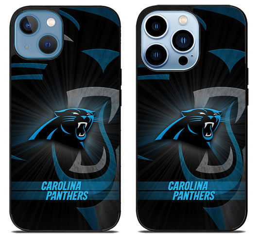 Carolina Panthers Theme iPhone 13 | 13 Mini | 13 Pro | 13 Pro Max Case