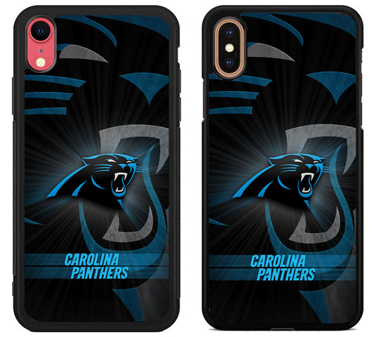 Carolina Panthers Theme iPhone X | XS | XR | XS Max Case