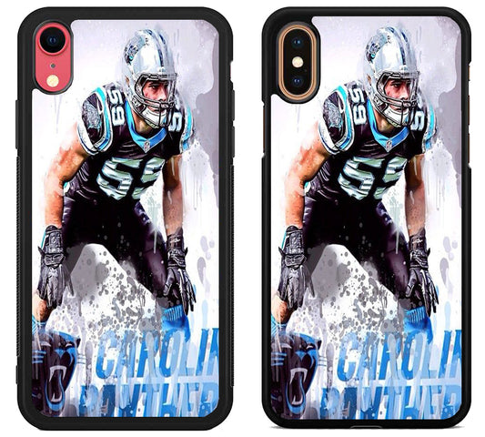 Carolina panthers Luke kuechly  iPhone X | XS | XR | XS Max Case