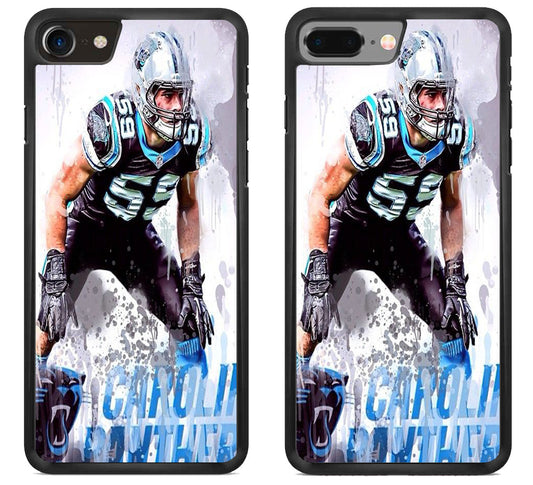 Carolina panthers Luke kuechly  iPhone 8 | iPhone 8 Plus Case