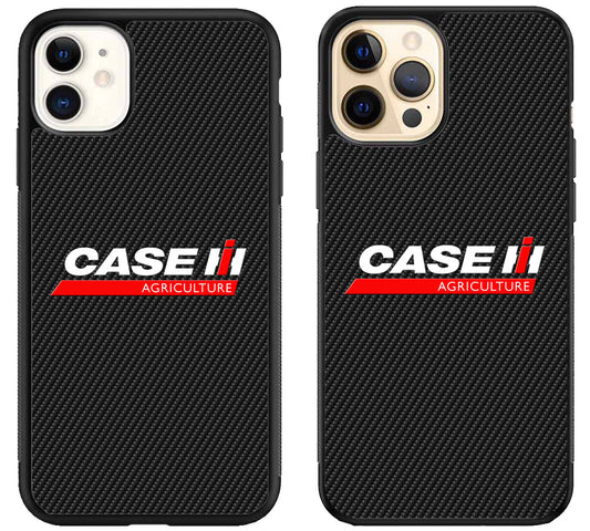 Case IH Agriculture Black Carbon iPhone 12 | 12 Mini | 12 Pro | 12 Pro Max Case