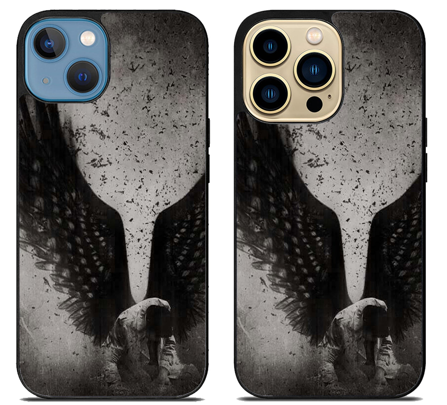 Castiel Supernatural Wing iPhone 14 | 14 Plus | 14 Pro | 14 Pro Max Case