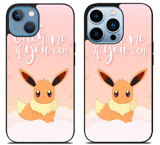 Catch Me Eevee Pokemon iPhone 13 | 13 Mini | 13 Pro | 13 Pro Max Case