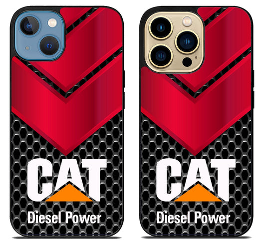 Caterpillar Logo Metallic iPhone 14 | 14 Plus | 14 Pro | 14 Pro Max Case