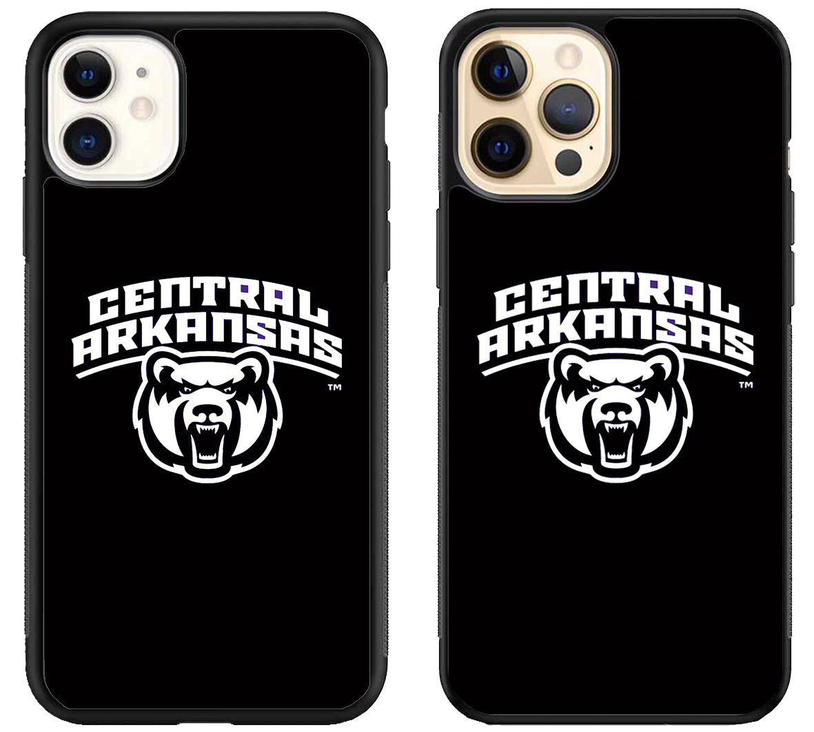 Central Arkansas Bears Black iPhone 12 | 12 Mini | 12 Pro | 12 Pro Max Case