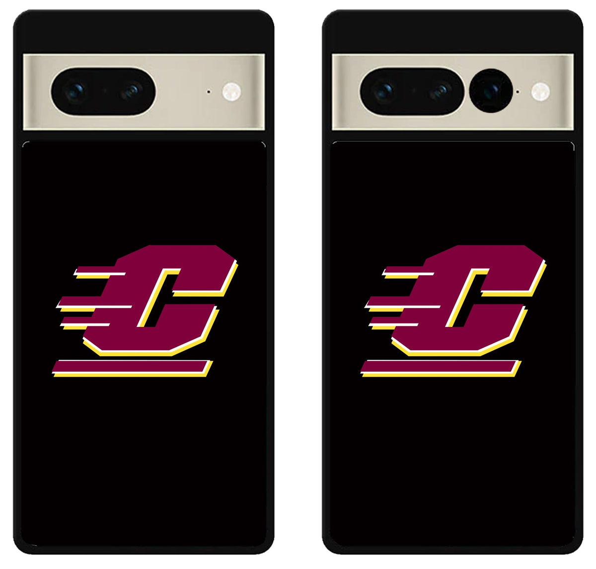 Central Michigan Chippewas Black Google Pixel 7 | 7 Pro Case