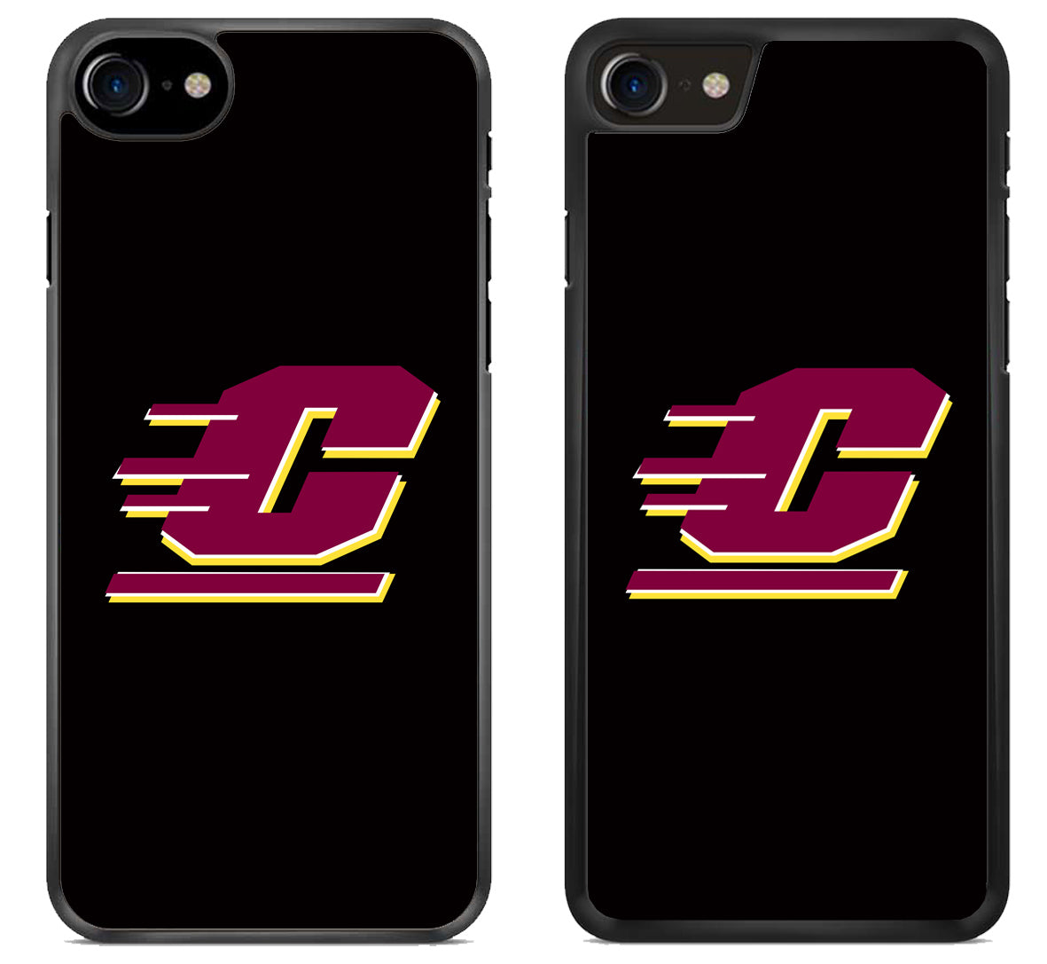 Central Michigan Chippewas Black iPhone SE 2020 | iPhone SE 2022 Case