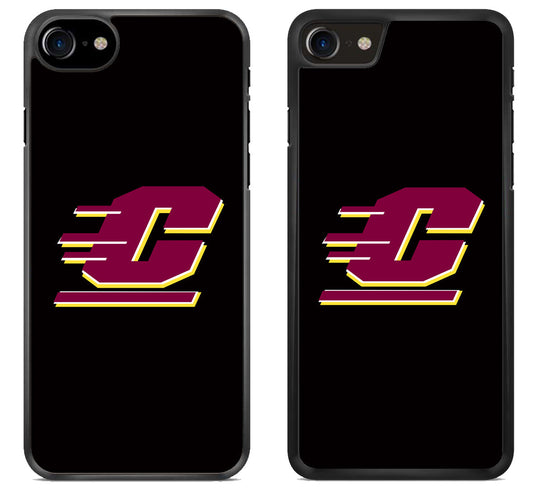 Central Michigan Chippewas Black iPhone SE 2020 | iPhone SE 2022 Case
