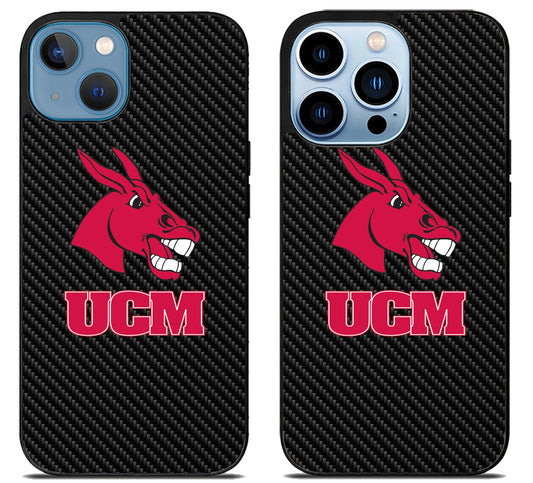 Central Missouri Mules Carbon iPhone 13 | 13 Mini | 13 Pro | 13 Pro Max Case