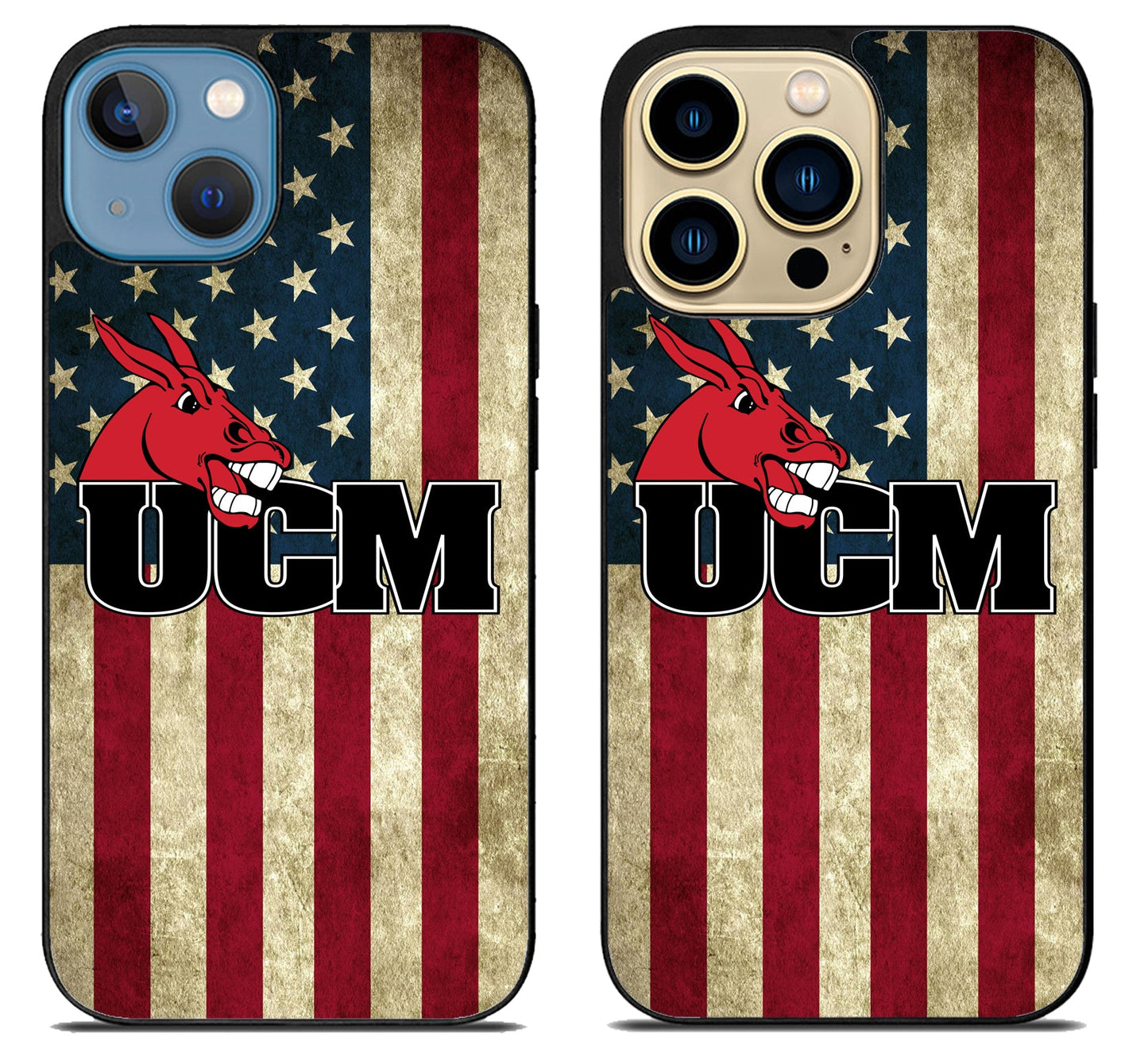 Central Missouri Mules Flag iPhone 14 | 14 Plus | 14 Pro | 14 Pro Max Case
