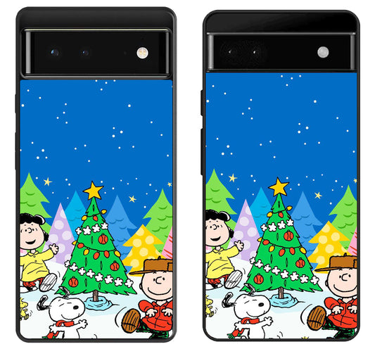 Charlie Brown Snoopy Christmas Google Pixel 6 | 6A | 6 Pro Case