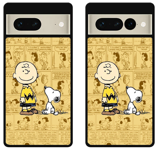 Charlie Brown Snoopy Comics Google Pixel 7 | 7 Pro Case