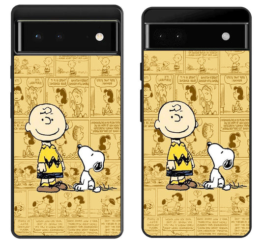 Charlie Brown Snoopy Comics Google Pixel 6 | 6A | 6 Pro Case