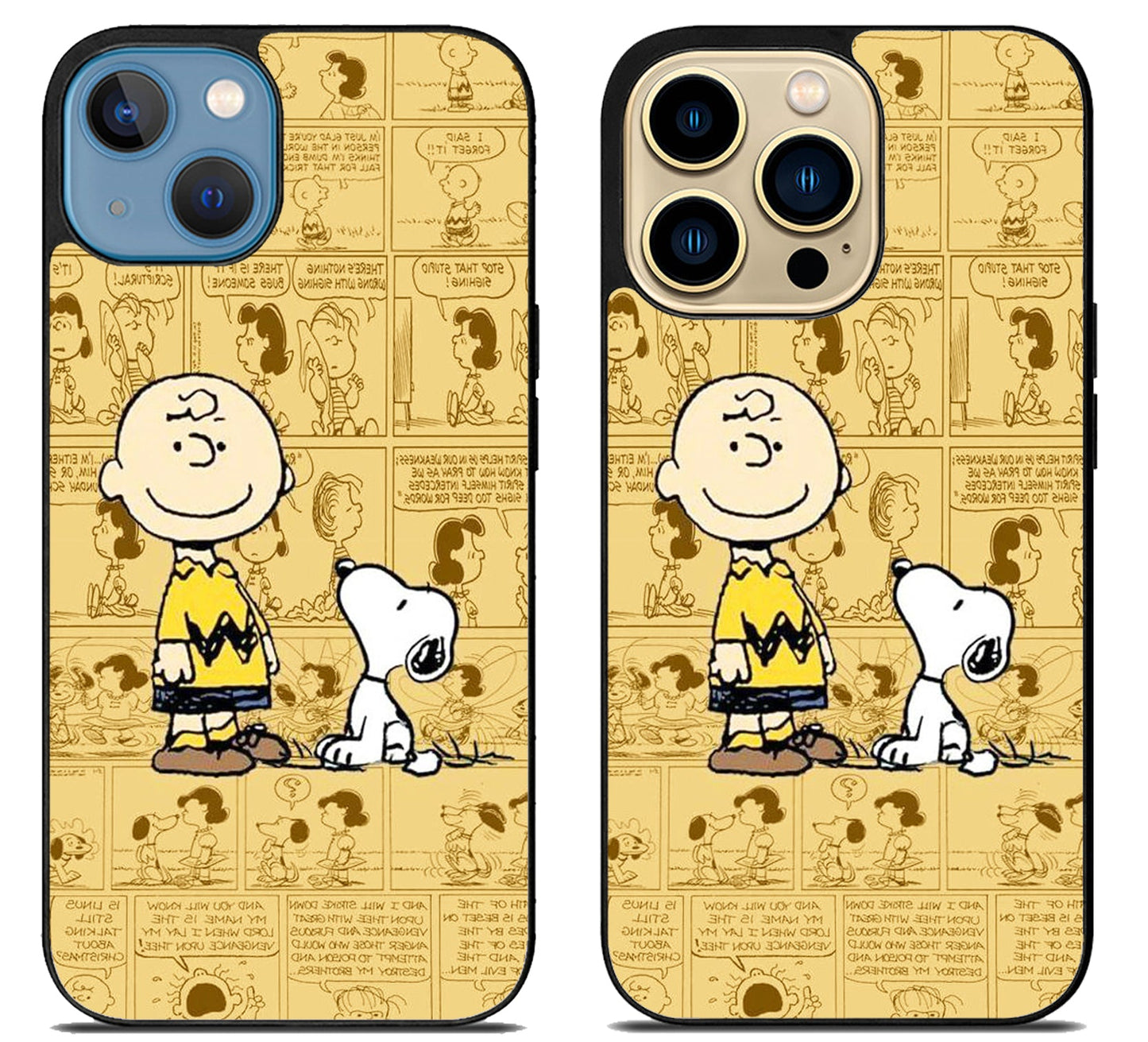 Charlie Brown Snoopy Comics iPhone 14 | 14 Plus | 14 Pro | 14 Pro Max Case
