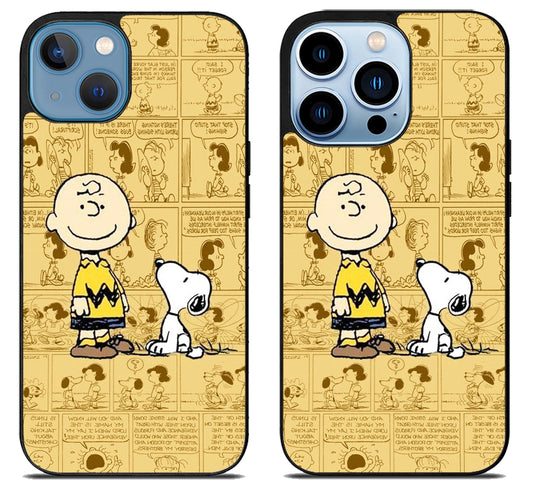 Charlie Brown Snoopy Comics iPhone 13 | 13 Mini | 13 Pro | 13 Pro Max Case