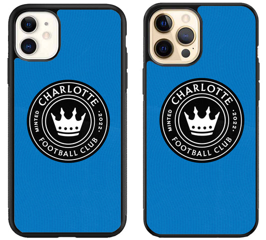 Charlotte FC Blue iPhone 12 | 12 Mini | 12 Pro | 12 Pro Max Case