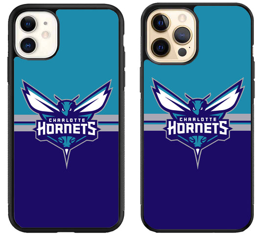 Charlotte Hornets Logo iPhone 12 | 12 Mini | 12 Pro | 12 Pro Max Case