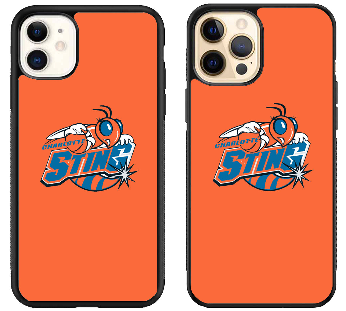 Charlotte Sting Logo iPhone 12 | 12 Mini | 12 Pro | 12 Pro Max Case