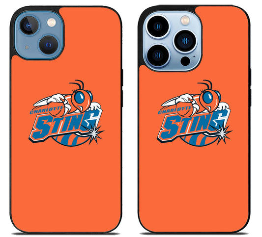 Charlotte Sting Logo iPhone 13 | 13 Mini | 13 Pro | 13 Pro Max Case
