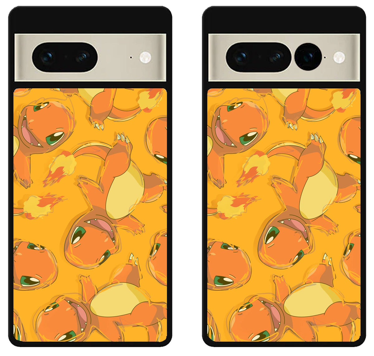 Charmander Pokemon Collage Google Pixel 7 | 7 Pro Case