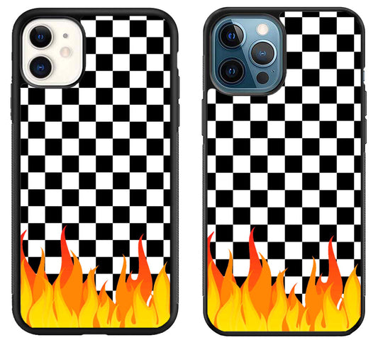 Checkerboard Vanz With Flame iPhone 11 | 11 Pro | 11 Pro Max Case