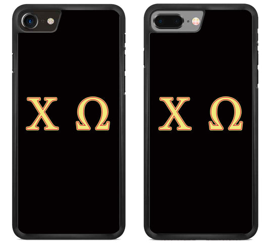 Chi Omega Black iPhone 8 | iPhone 8 Plus Case