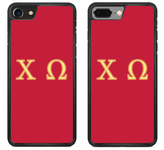 Chi Omega Red iPhone 8 | iPhone 8 Plus Case