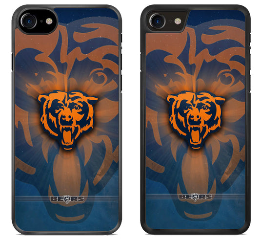 Chicago Bears Logo Background iPhone SE 2020 | iPhone SE 2022 Case