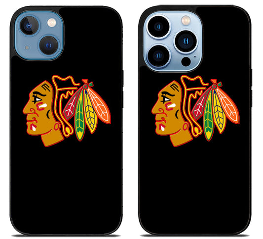 Chicago Blackhawks Black iPhone 13 | 13 Mini | 13 Pro | 13 Pro Max Case