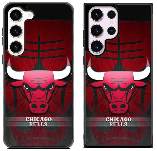 Chicago Bulls Background Samsung Galaxy S23 | S23+ | S23 Ultra Case