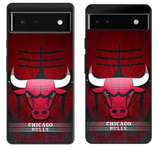 Chicago Bulls Background Google Pixel 6 | 6A | 6 Pro Case