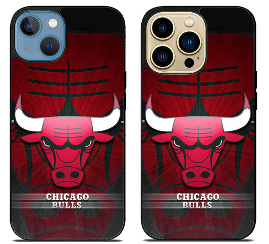 Chicago Bulls Background iPhone 14 | 14 Plus | 14 Pro | 14 Pro Max Case