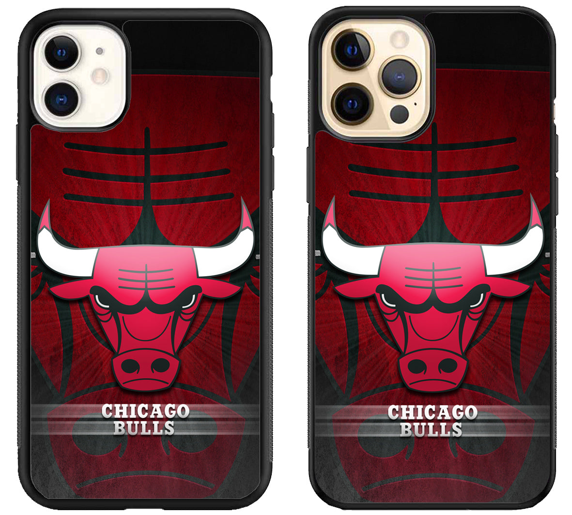 Chicago Bulls Background iPhone 12 | 12 Mini | 12 Pro | 12 Pro Max Case