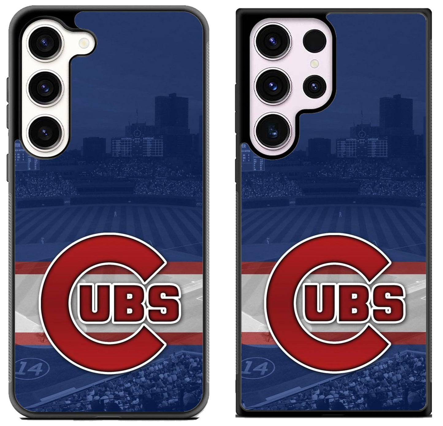 Chicago Cubs Background Samsung Galaxy S23 | S23+ | S23 Ultra Case