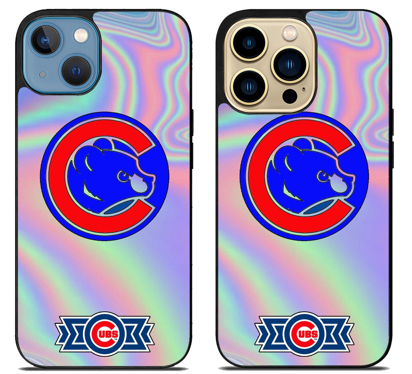 Chicago Cubs Holographic iPhone 14 | 14 Plus | 14 Pro | 14 Pro Max Case