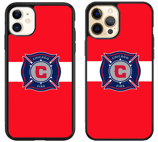 Chicago Fire FC Logo iPhone 12 | 12 Mini | 12 Pro | 12 Pro Max Case