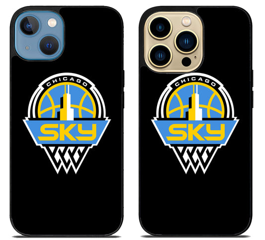 Chicago Sky Black iPhone 14 | 14 Plus | 14 Pro | 14 Pro Max Case
