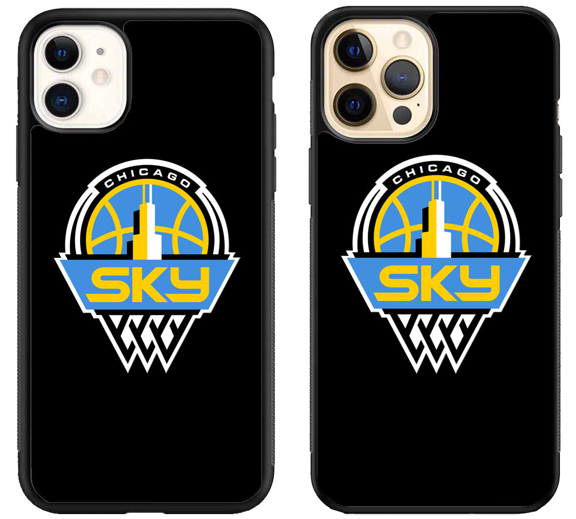 Chicago Sky Black iPhone 12 | 12 Mini | 12 Pro | 12 Pro Max Case