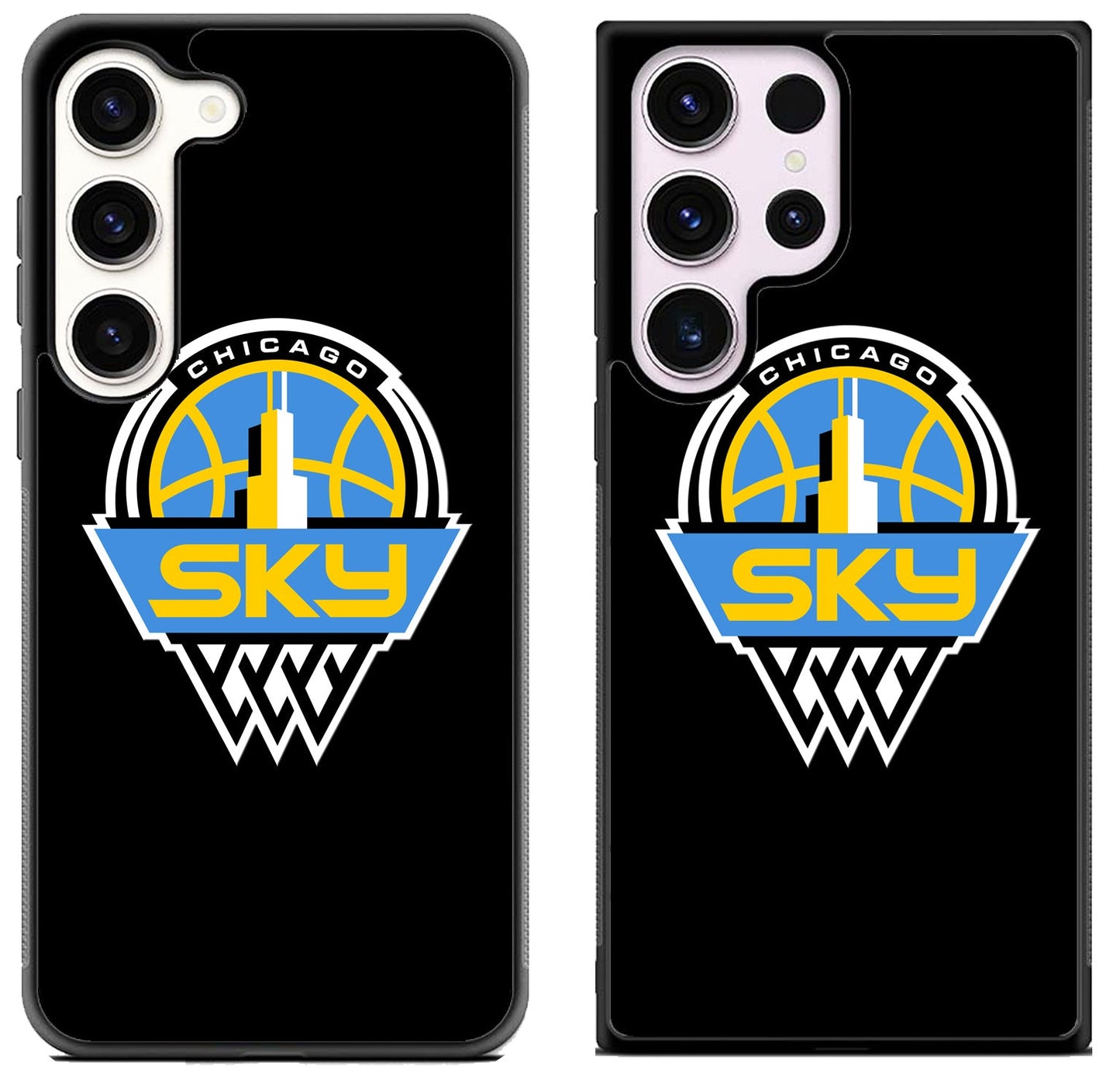 Chicago Sky Black Samsung Galaxy S23 | S23+ | S23 Ultra Case