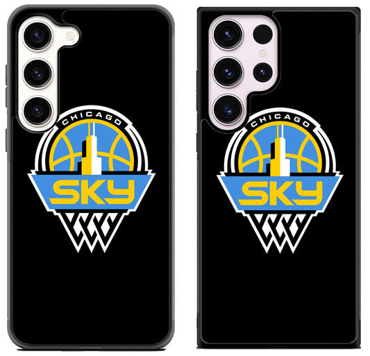 Chicago Sky Black Samsung Galaxy S23 | S23+ | S23 Ultra Case