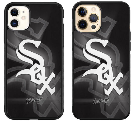 Chicago White Sox Background iPhone 12 | 12 Mini | 12 Pro | 12 Pro Max Case